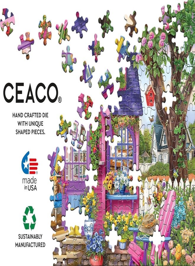 سيكو أحجية الصور المقطوعة Ceaco - Chris Bigelow - She She Shed - 500 قطعة كبيرة الحجم - Image 5